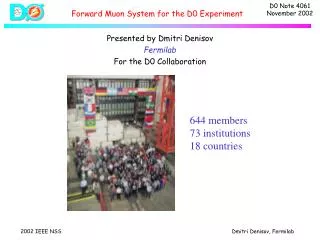 Forward Muon System for the D0 Experiment