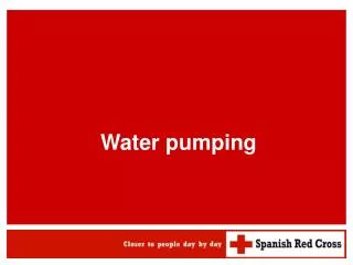 Water pumping