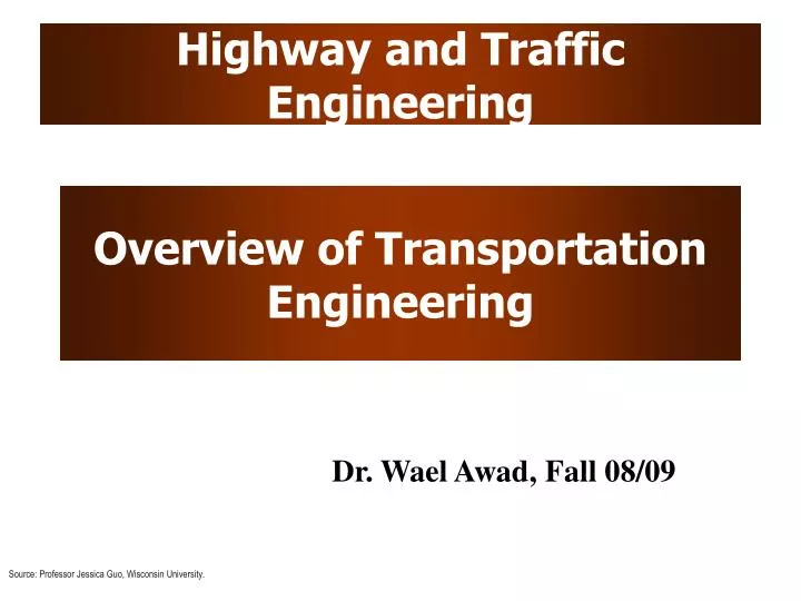 highway and traffic engineering