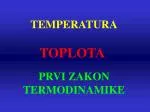 TEMPERATURA - slide 1