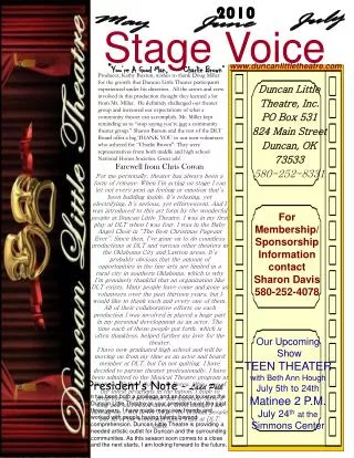 Stage Voice