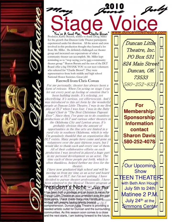 stage voice