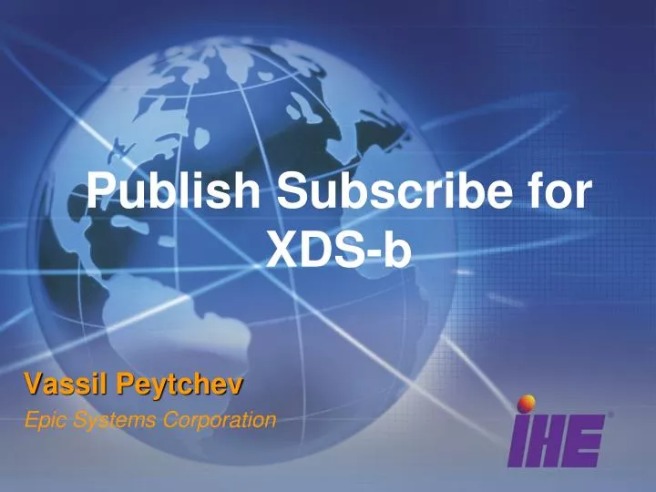 publish subscribe for xds b