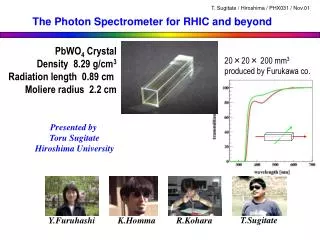 The Photon Spectrometer for RHIC and beyond