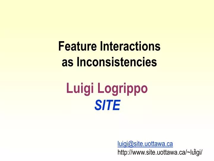 luigi logrippo site