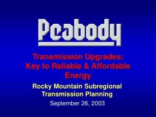 Transmission Upgrades: Key to Reliable &amp; Affordable Energy