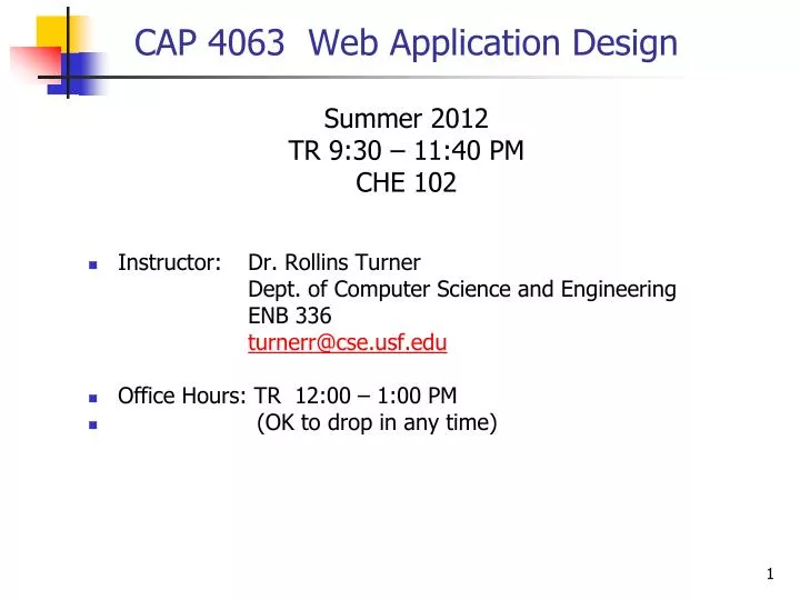 cap 4063 web application design