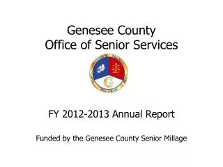 Genesee County Office of Senior Services