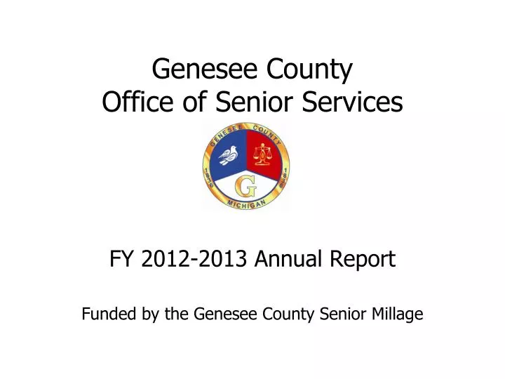 genesee county office of senior services