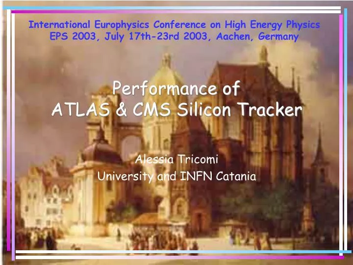 performance of atlas cms silicon tracker