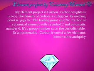 Element project by Courtney Howard ?