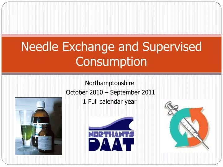 needle exchange and supervised consumption