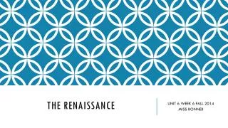 the renaissance