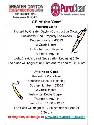 CE of the Year!!