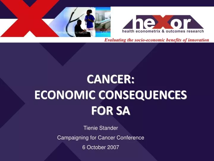 cancer economic consequences for sa