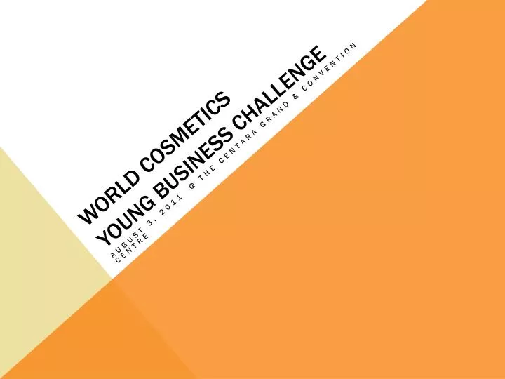world cosmetics young business challenge