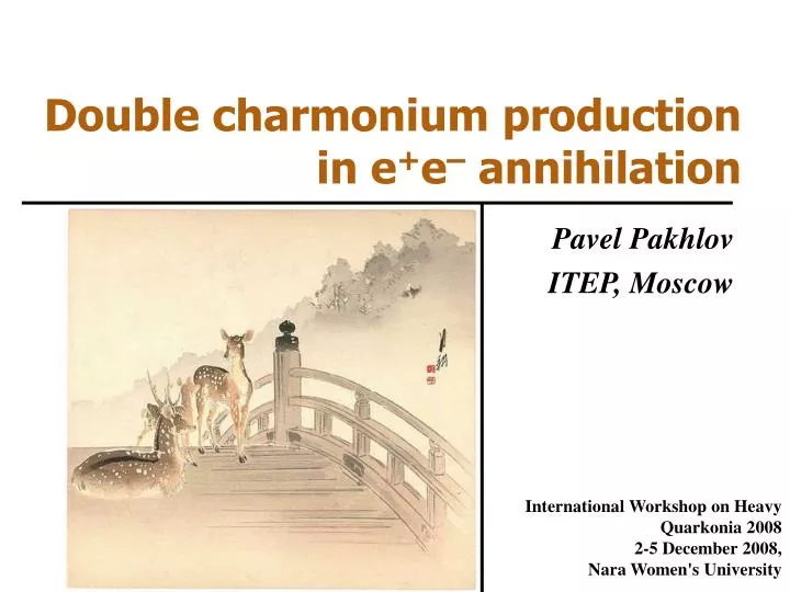 double charmonium production in e e annihilation