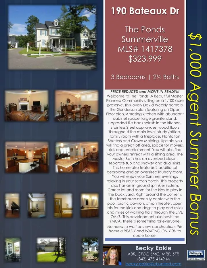 190 bateaux dr the ponds summerville mls 1417378 323 999 3 bedrooms 2 baths