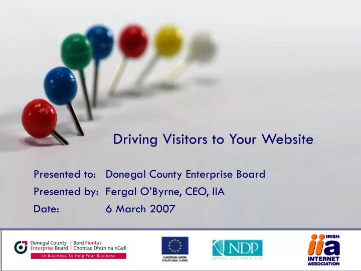driving visitors to your website