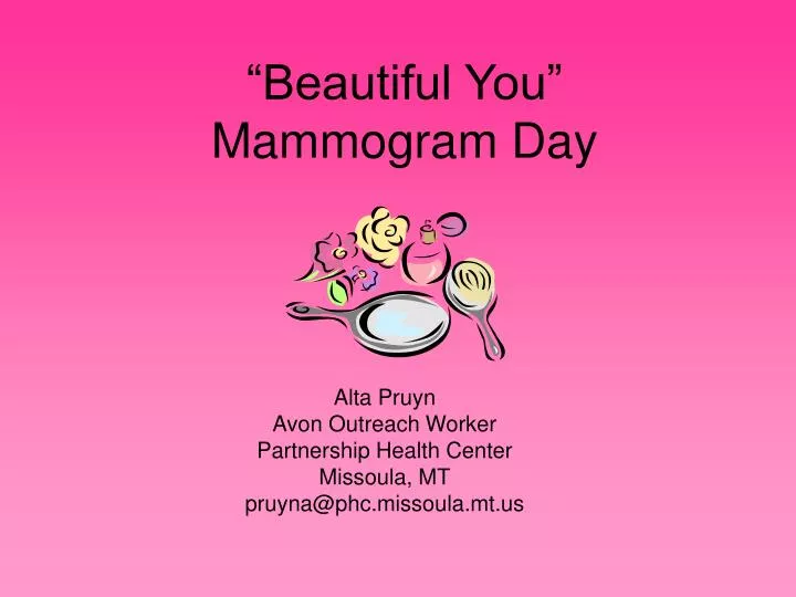 beautiful you mammogram day
