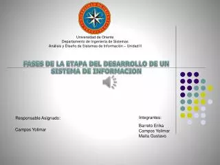 ETAPA DE DESARROLLO DE UN SISTEMA DE INFORMACION