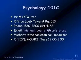 Psychology 101C