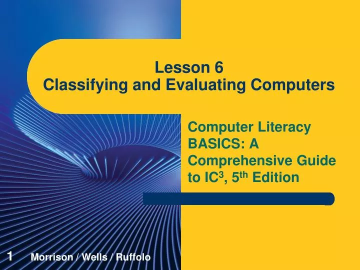 lesson 6 classifying and evaluating computers