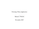 Choosing: Policy Application - slide 1