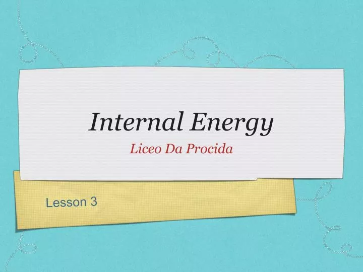 internal energy