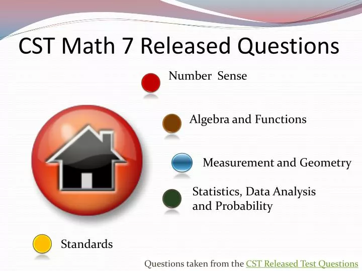 cst math 7 released questions