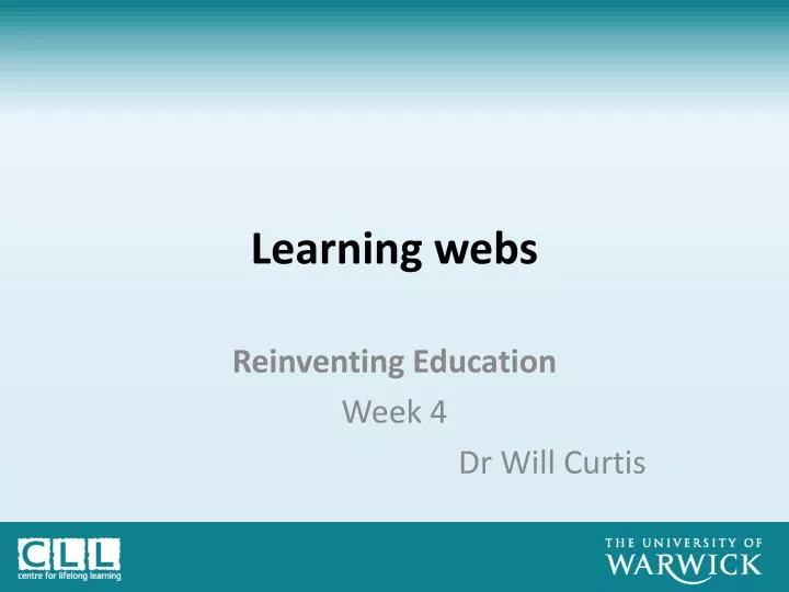 learning webs