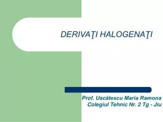 deriva i halogena i