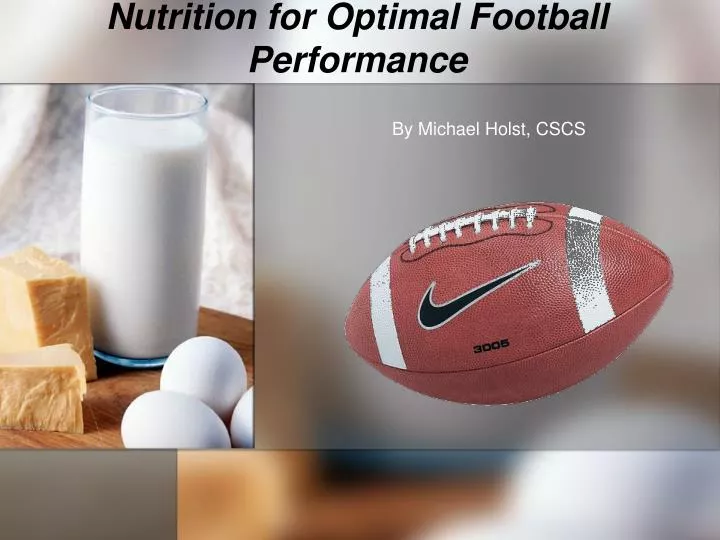 nutrition for optimal football performance