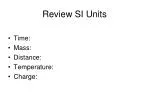 Understanding SI Units: Essential Concepts and Activities in Physics - slide 1