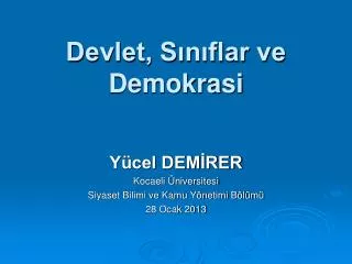 devlet s n flar ve demokrasi