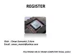REGISTER - slide 1