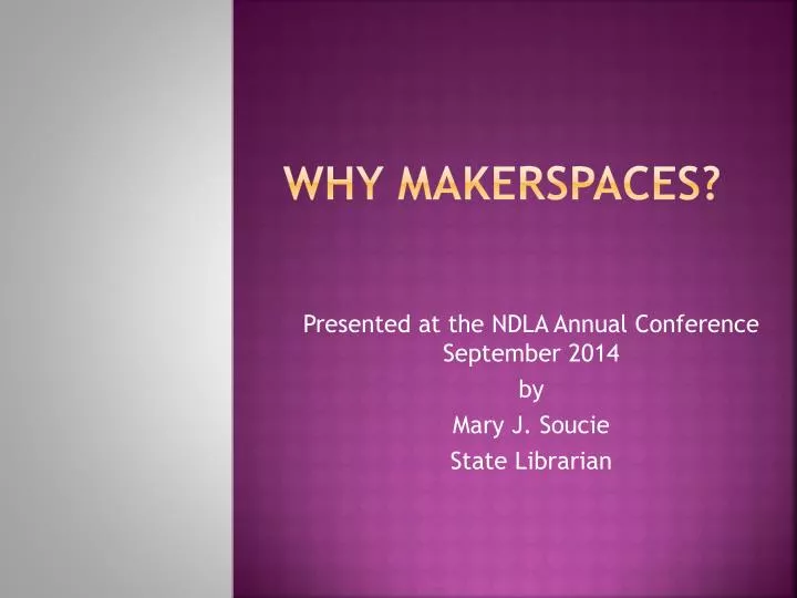 why makerspaces