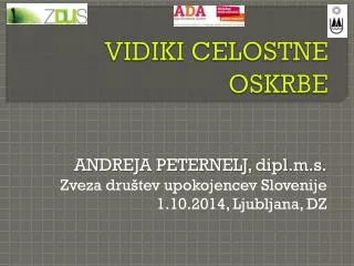 vidiki celostne oskrbe