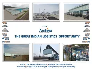 THE GREAT INDIAN LOGISTICS OPPORTUNITY