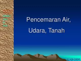 pencemaran air