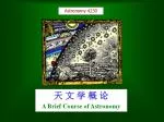 Astronomy 4230 - slide 1