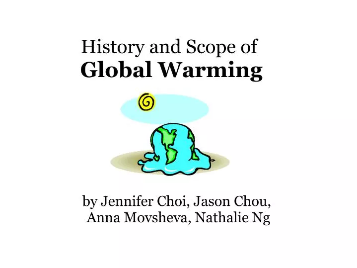 history and scope of global warming