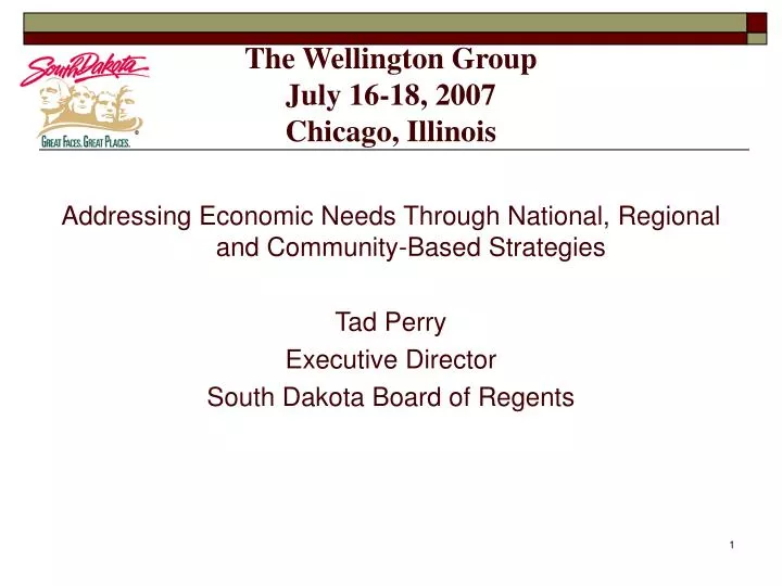 the wellington group july 16 18 2007 chicago illinois