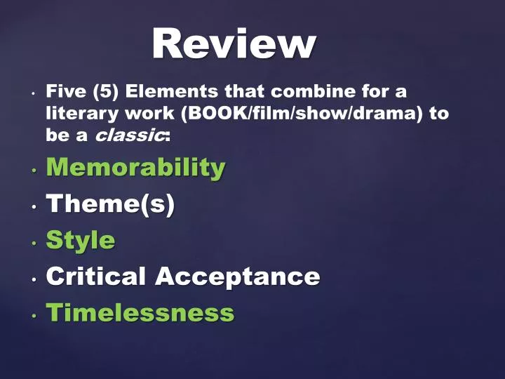 review