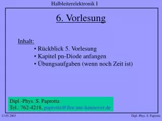 6 vorlesung