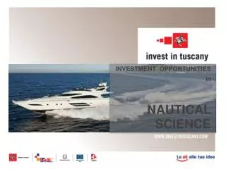INVESTMENT OPPORTUNITIES in NAUTICAL SCIENCE