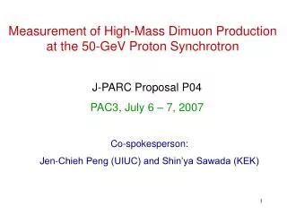 Measurement of High-Mass Dimuon Production at the 50-GeV Proton Synchrotron