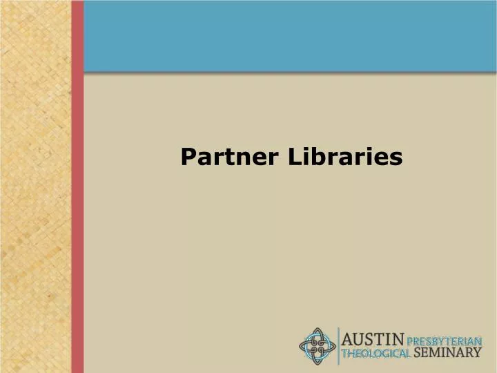 partner libraries