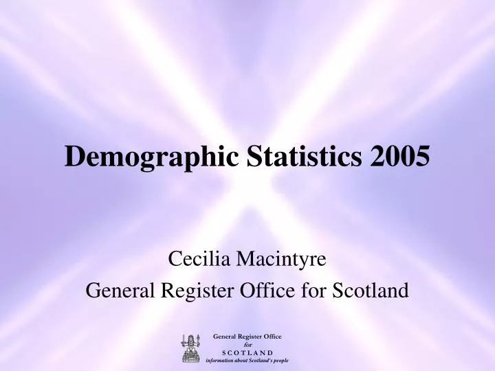 demographic statistics 2005