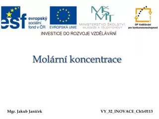 mol rn koncentrace